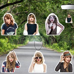 Taylor Swift 6 PCS Funny Car Air Fresheners